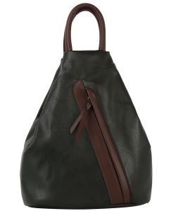 Fashion Convertible Backpack Sling Bag JNM-0107 BLACK